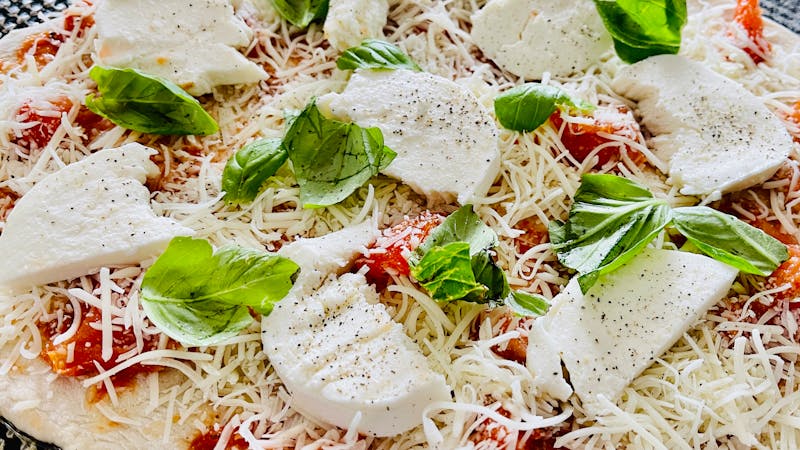 Margherita Pizza fresh basil